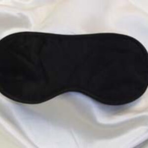 Masque de nuit en soie noire Climsom Silk