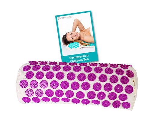 Coussin d’acupression Climsom Zen mauve