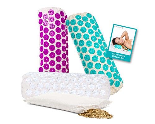 Coussin d’acupression Climsom Zen blanc